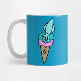 Icecream Cone Squid Mug